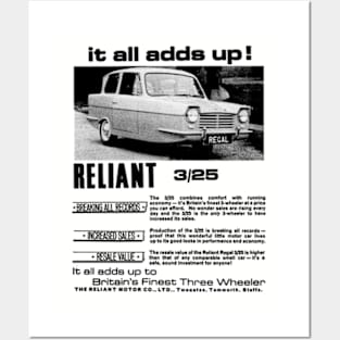 RELIANT REGAL - advert Posters and Art